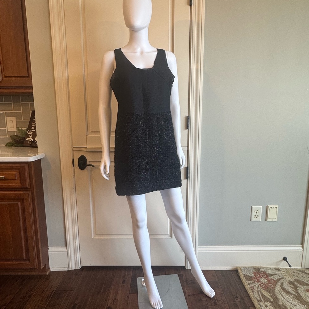 J. Crew Silk blend, mini shift tank dress